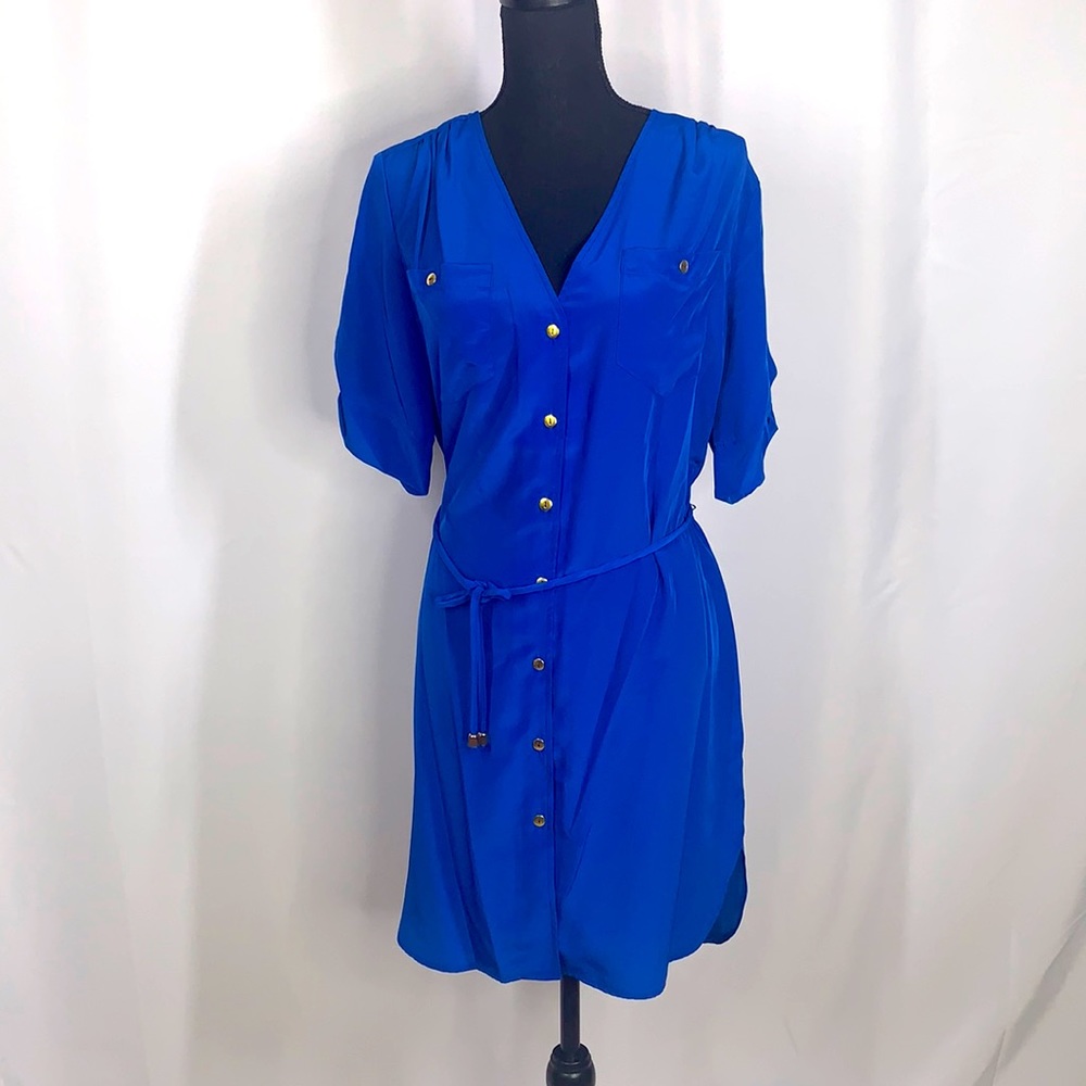 A New York Blue Shirt Dress